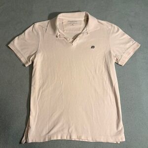 Banana Republic light‎ pink polo shirt medium